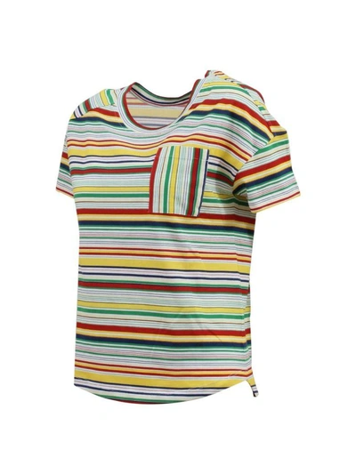 Shop Loewe Striped T-shirt In Multicolor