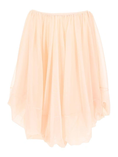 Shop Jil Sander Skirt In Light/pastel Pink (pink)