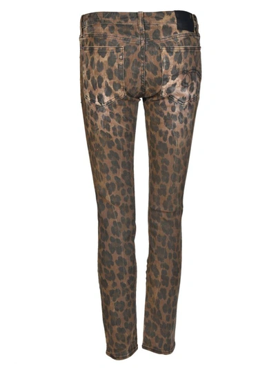 Shop R13 Kate Skinny Jeans In Leopard