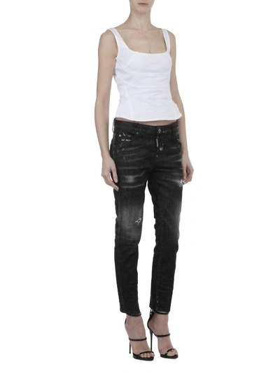 Shop Dsquared2 Cool Girl Jean In Black
