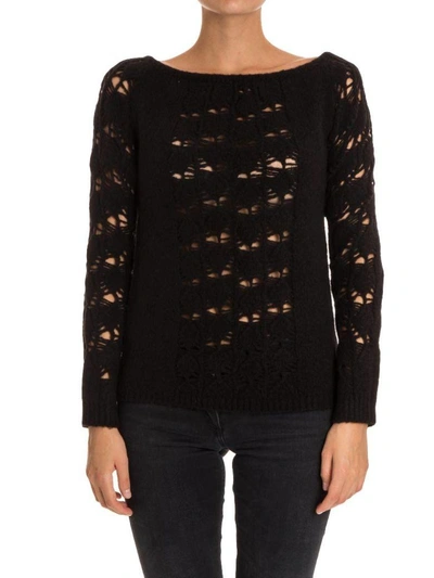 Shop Blugirl Sweater In Black