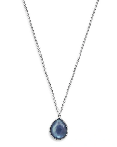Shop Ippolita Wonderland Mini Teardrop Pendant Necklace In Royal