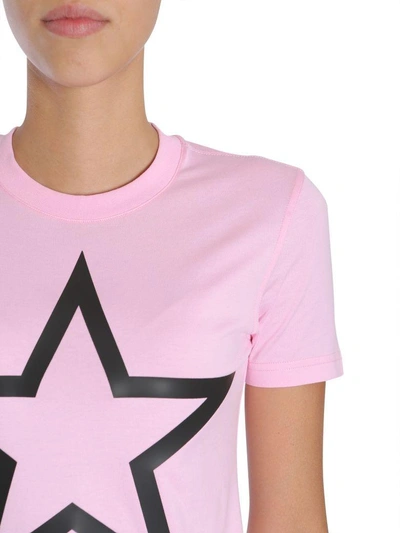 Shop Givenchy Star Printed T-shirt In Rosa
