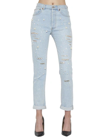 Shop Forte Couture Vanessa Jeans In Light Blue