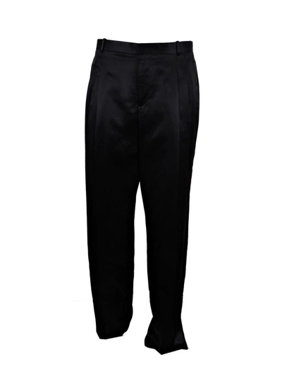 Shop Givenchy High-waisted Flared Trousers In Black