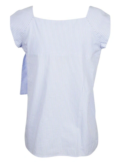 Shop Vivetta Striped Shirt In Azzurro
