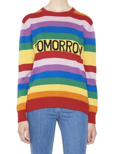 Shop Alberta Ferretti Sweatshirt In Multicolor