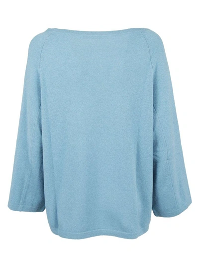 Shop Saverio Palatella Classic Sweater In Turquoise