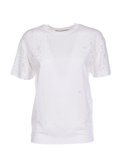Shop Stella Mccartney Star T Shirt In White