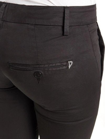 Shop Dondup Aslan Trousers In Black