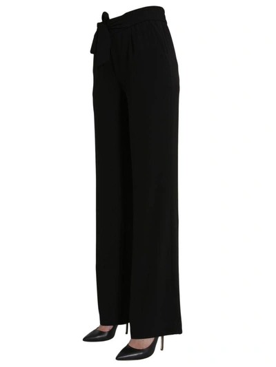 Shop Boutique Moschino Wide Trousers In Nero