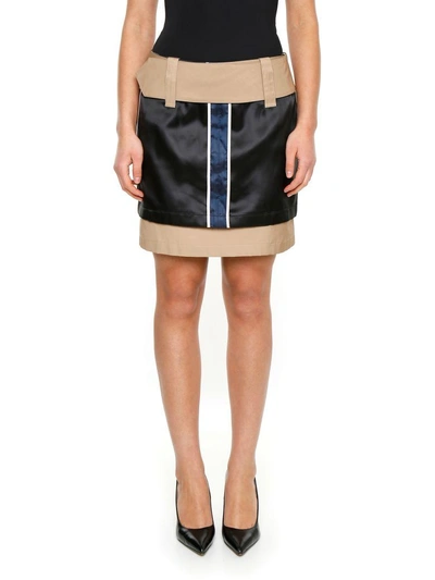 Shop Opening Ceremony Inside Out Skirt In Khaki