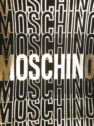 Shop Moschino Cotton T-shirt Dress In Nero