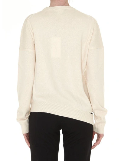Shop Calvin Klein Sweater In Vanilla