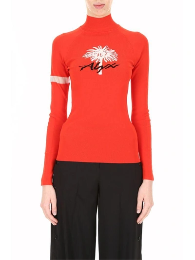 Shop Alyx Palm Knit Top In Red (red)