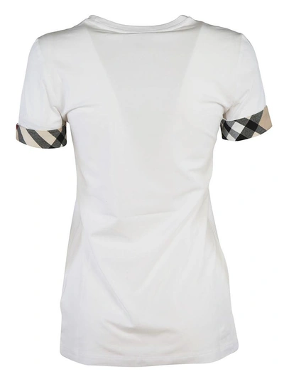 Shop Burberry House Check T-shirt In White