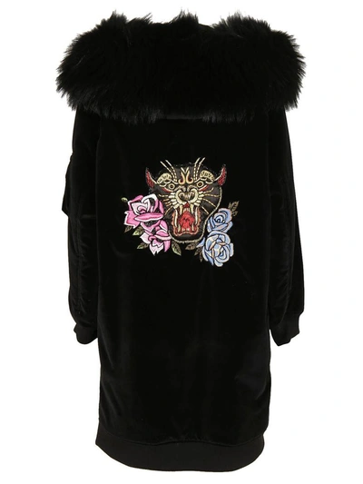 Shop As65 Embroidered Velvet Parka