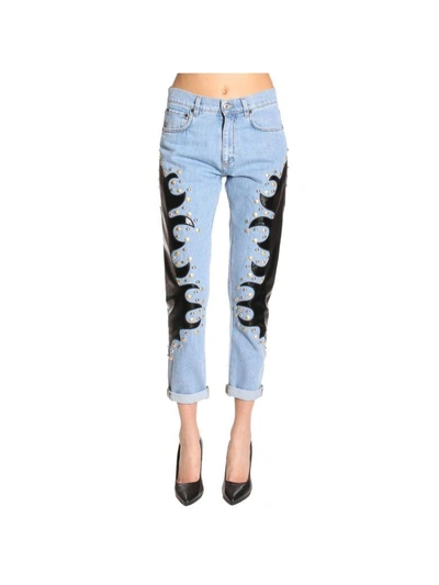 Shop Moschino Jeans Jeans Women  Couture In Stone Washed