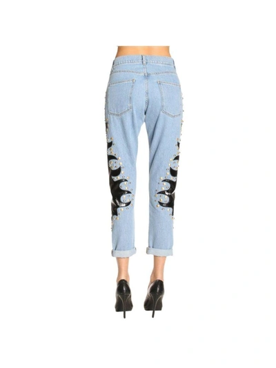 Shop Moschino Jeans Jeans Women  Couture In Stone Washed