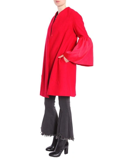 Shop Jovonna Faye Coat In Rosso