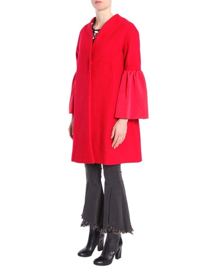Shop Jovonna Faye Coat In Rosso