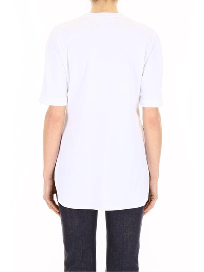 Shop Fendi Karlito T-shirt In White+happiness|bianco