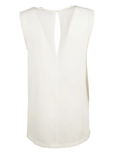 Shop Theory V-neck Tank Top In Ivory