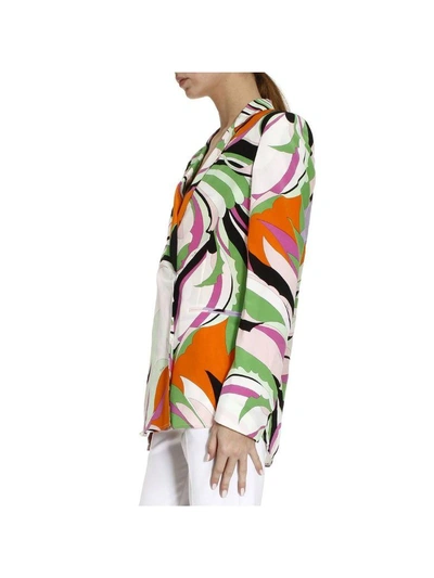 Shop Emilio Pucci Blazer Blazer Women  In Multicolor