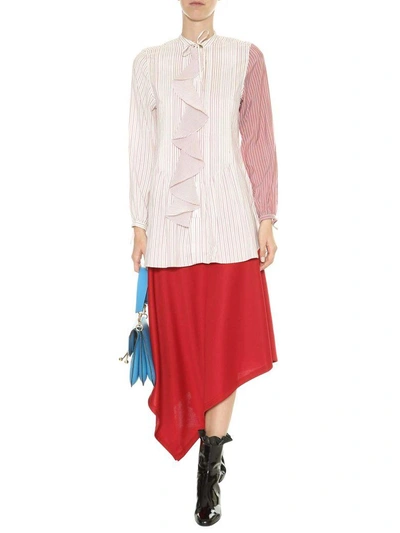 Shop Jw Anderson Ruffled Shirt In Multi