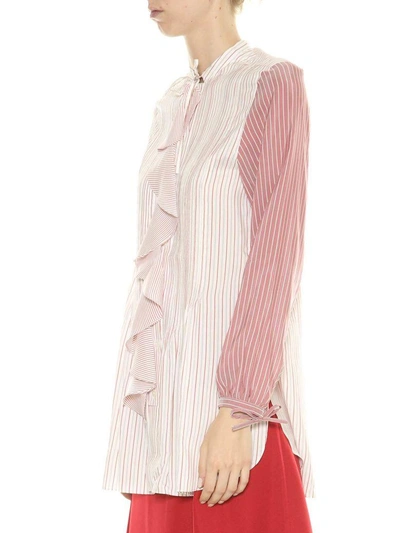 Shop Jw Anderson Ruffled Shirt In Multi