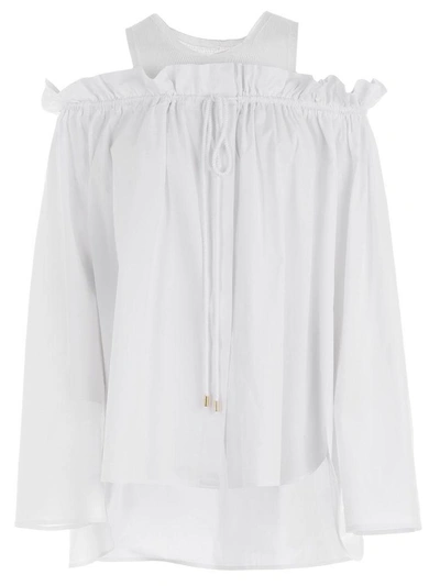 Shop Alberta Ferretti Top In Awhite