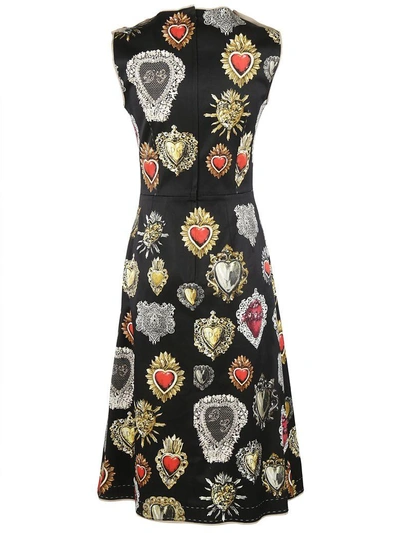 Shop Dolce & Gabbana Jacquard Motif Dress