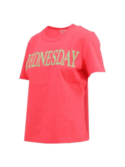 Shop Alberta Ferretti Wednesday T-shirt In Orange