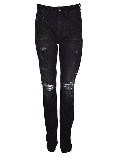 Shop Marcelo Burlon County Of Milan Wing Slim Fit Jeans In Black