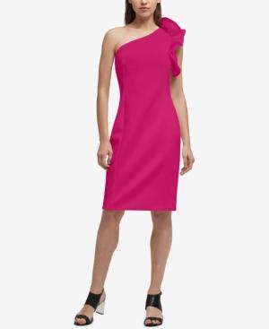 macy's fuschia dress
