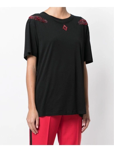 Shop Marcelo Burlon County Of Milan Pachu T-shirt In Black Red