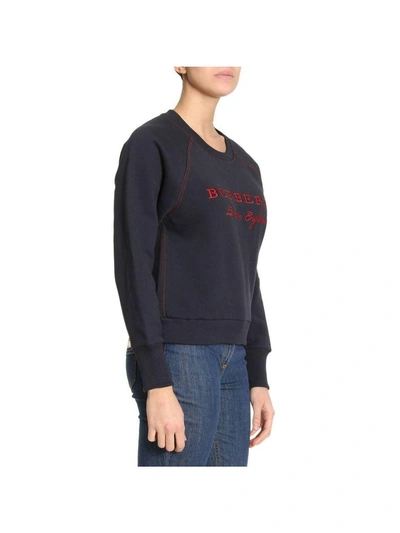 Shop Burberry Sweater Sweater Women  In Blue
