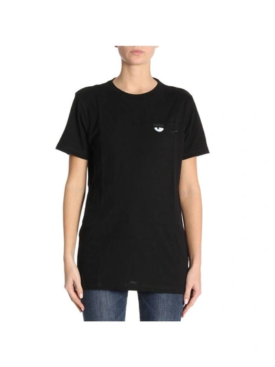 Shop Chiara Ferragni T-shirt T-shirt Women  In Black