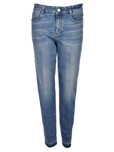 Shop Stella Mccartney Faded Skinny Jeans In Blue