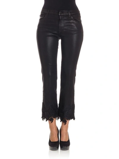 Shop J Brand Selena Jeans Coated In Black