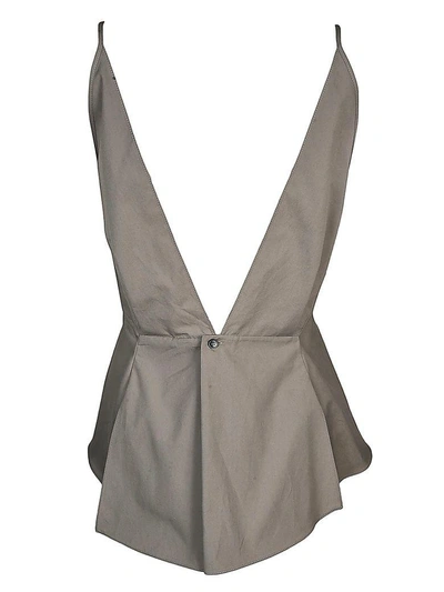 Shop Jil Sander V-neck Top In Grey