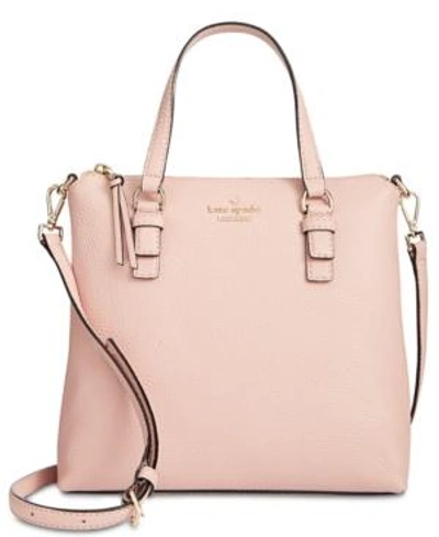 Jackson Street Hayley Leather Satchel Pink In Rosy Cheeks