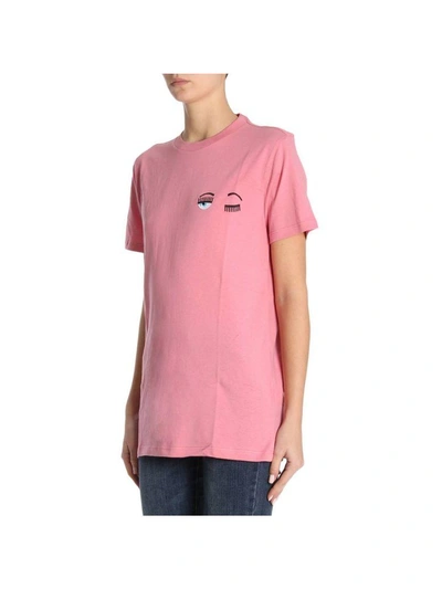 Shop Chiara Ferragni T-shirt T-shirt Women  In Pink