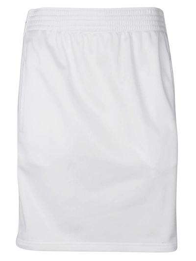 Givenchy White Logo Web Miniskirt
