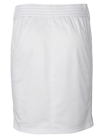 Givenchy White Logo Web Miniskirt