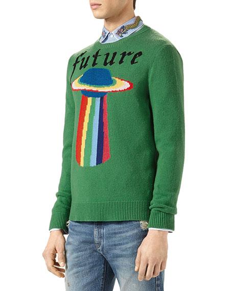 gucci spaceship sweater