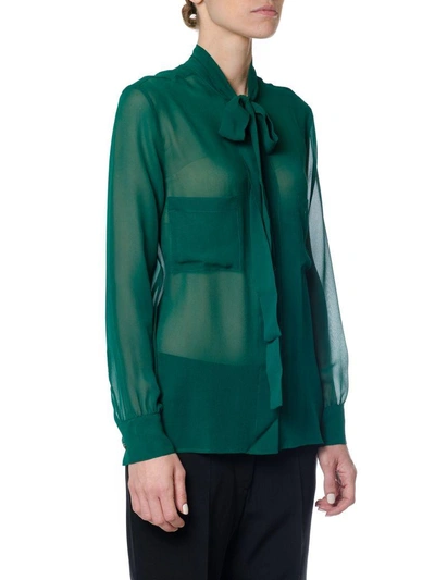 Shop Golden Goose Chicago Shirt In Emerald