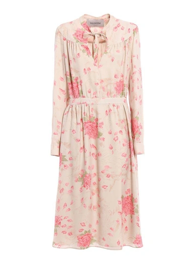 Shop Valentino Rose Dress In Zurose Reedition