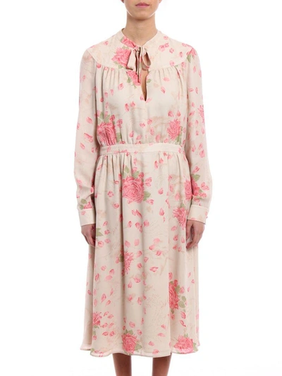 Shop Valentino Rose Dress In Zurose Reedition