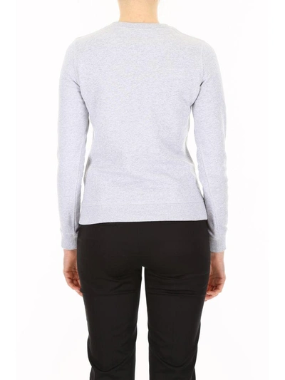 Shop Kenzo Eye Embroidery Sweatshirt In Gris Clairgrigio